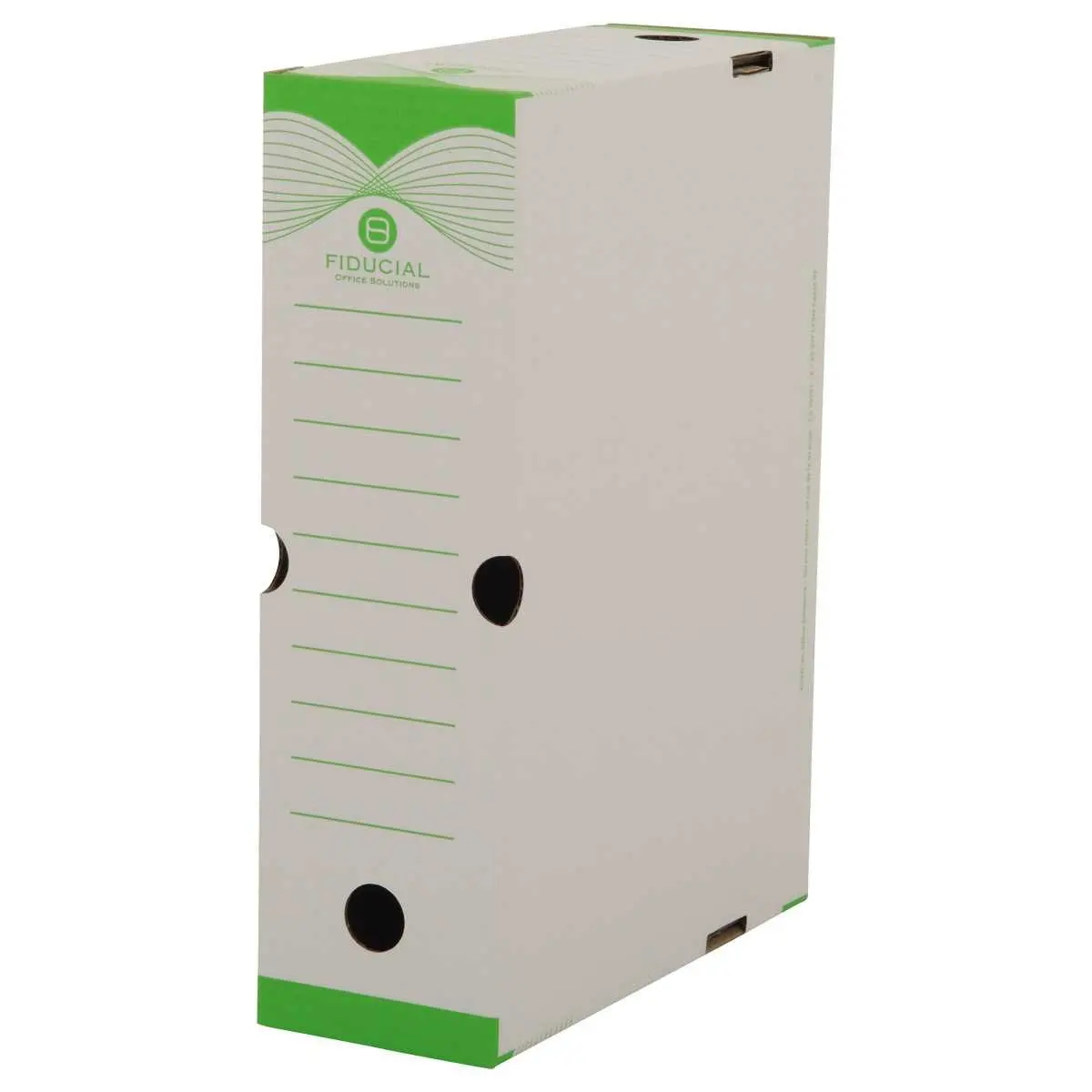 10 Boites à archives - Dos 10 cm - Vert - FIDUCIAL