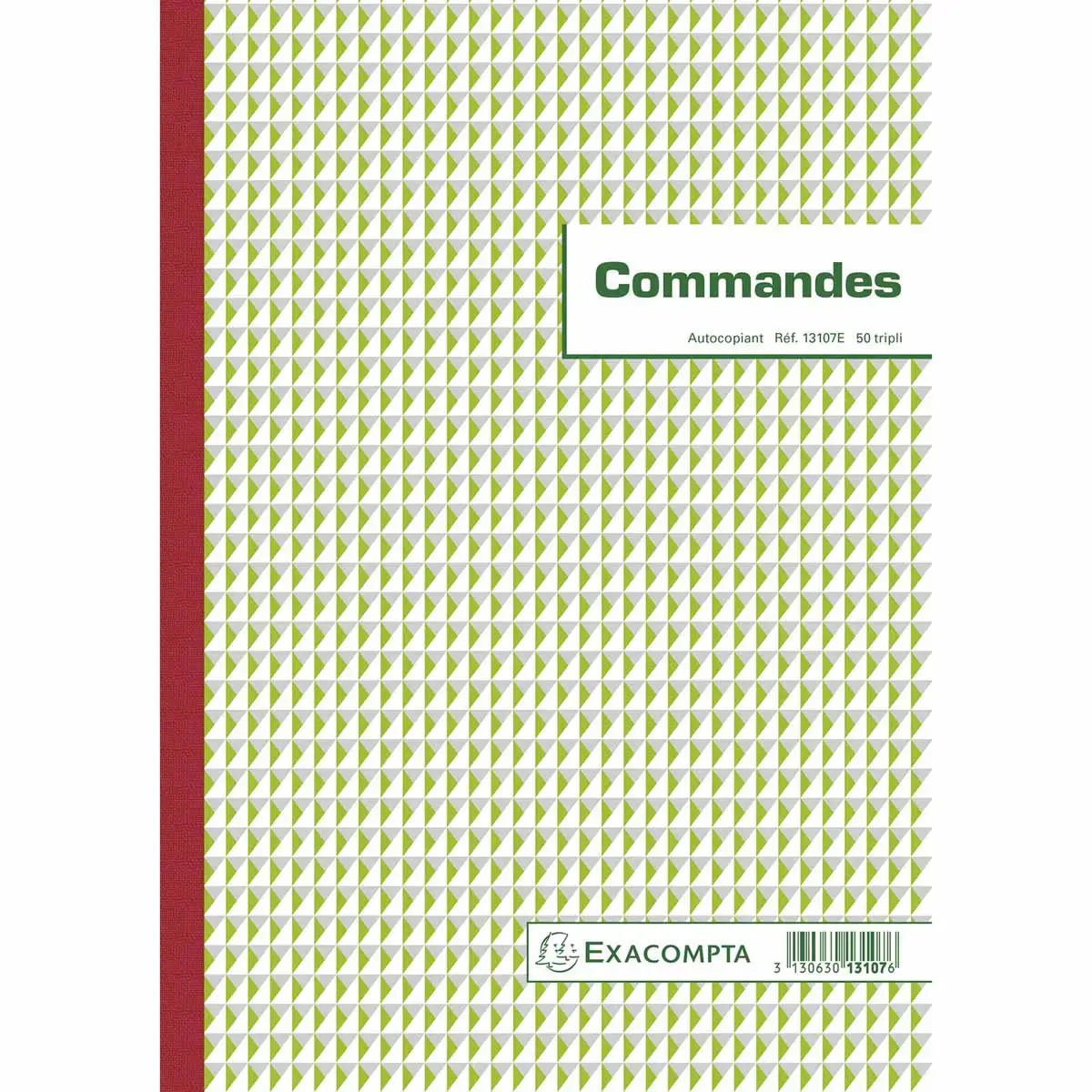 Manifold autocopiant  imprim&eacute; Commandes -A4- Foliotage 50/3 - EXACOMPTA 