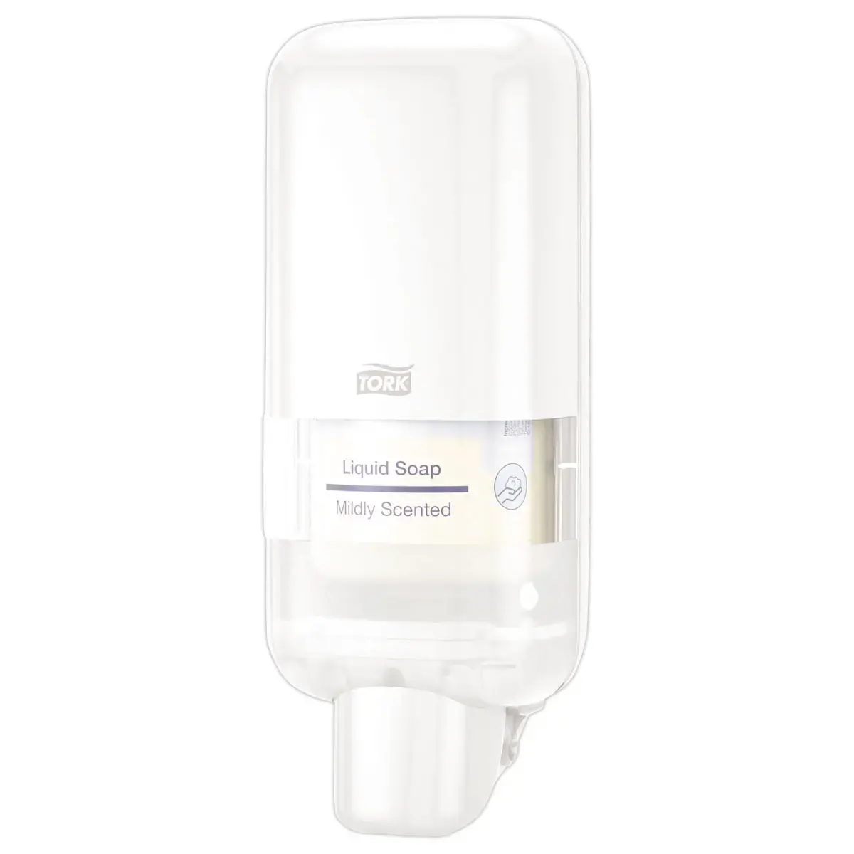 Distributeur de savon et de désinfectant - Blanc - TORK