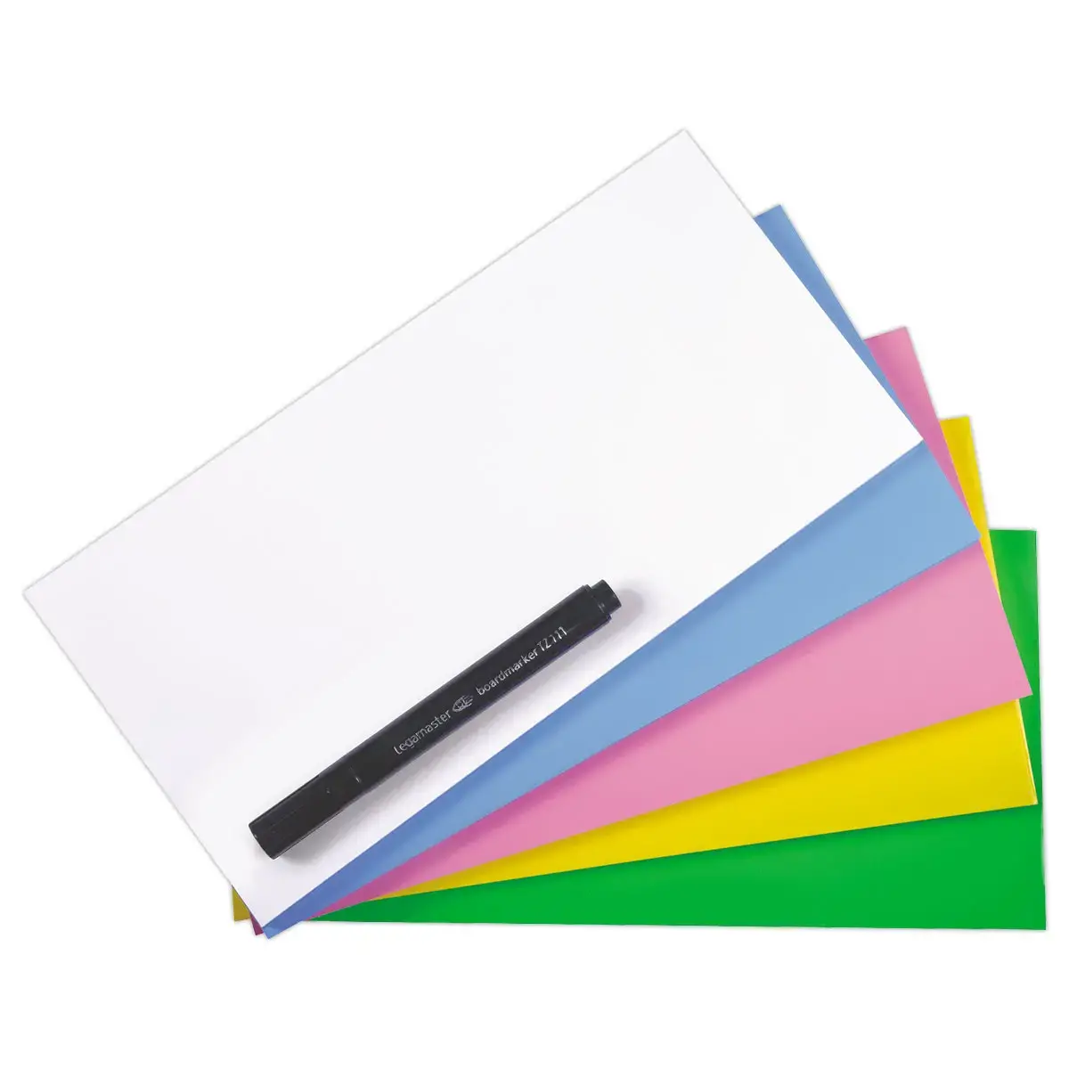500 Notes électrostatiques Magic Chart - 5 couleurs - 10 x 20 cm - LEGAMASTER
