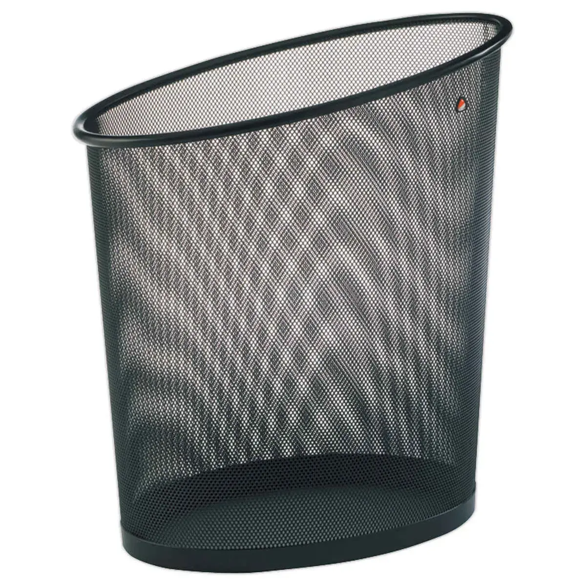Corbeille &agrave; papier m&eacute;tal mesh - 18L - noir 