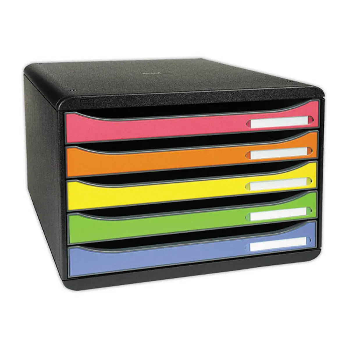 Module de classement Big Box Plus A4+ à l'italienne - 5 tiroirs - Coloris assortis - Exacompta