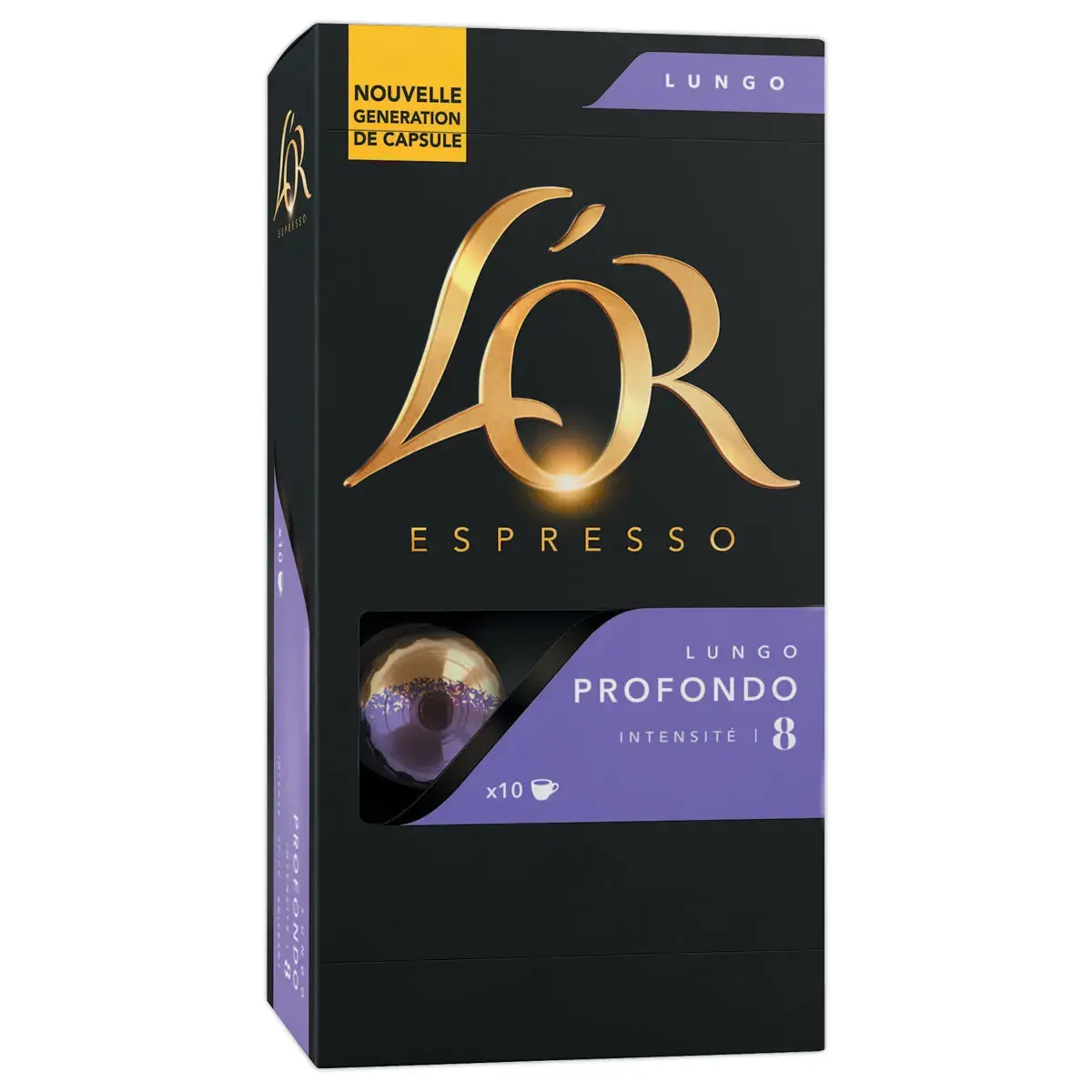 10 Capsules de caf&eacute; - Lungo Profondo - L'OR ESPRESSO 