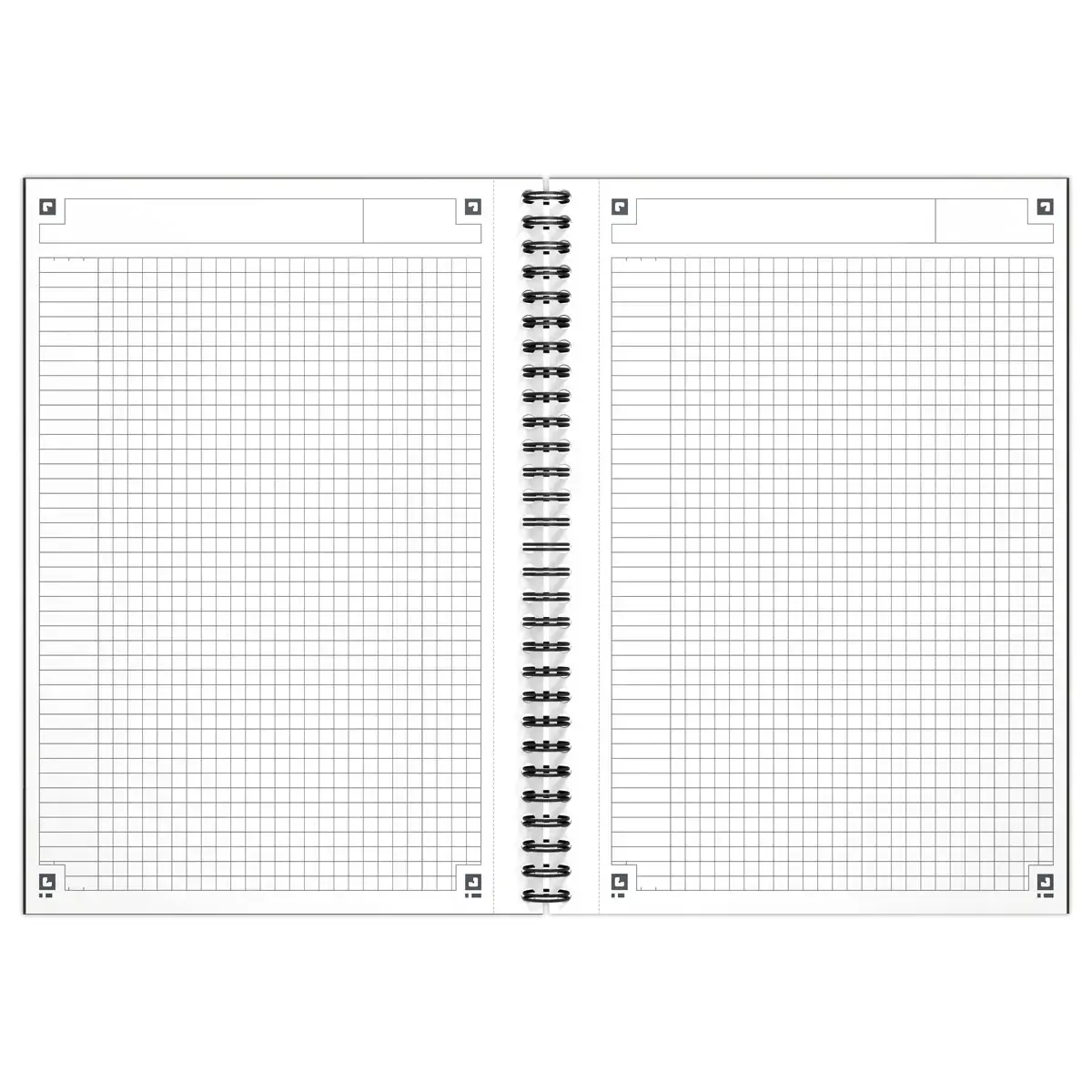 Cahier spirale Notebook B5, 5x5, 160 pages, Oxford International 