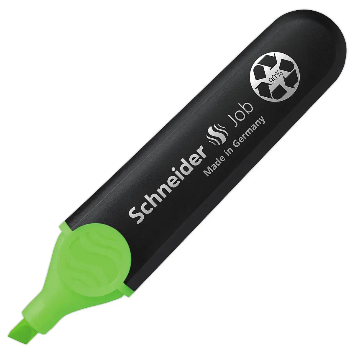Surligneur Job Vert 1-5mm - Ecologique & Rechargeable - SCHNEIDER 