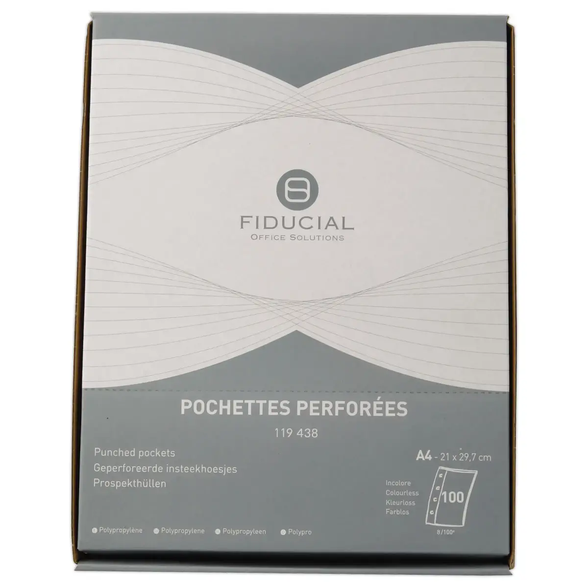 100 Pochettes perforées A4 - FIDUCIAL