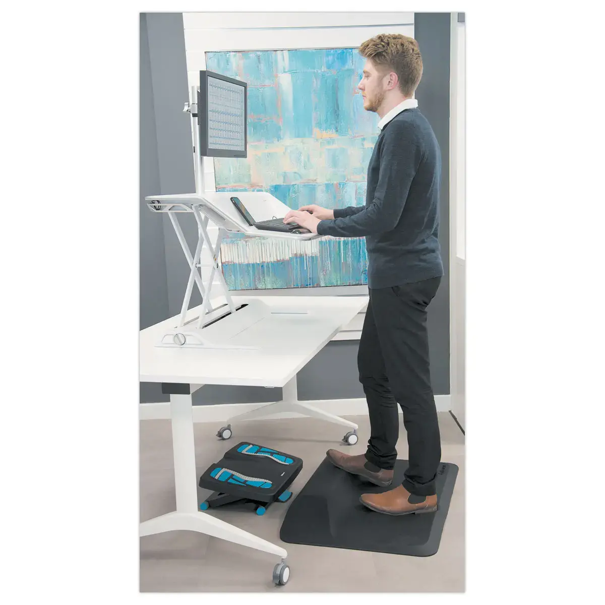 Tapis anti-fatigue ActiveFusion - FELLOWES 
