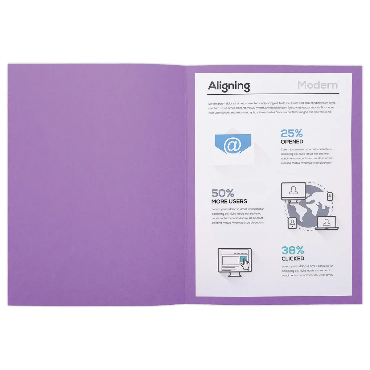 100 Chemises de rangement Forever 170 - Violet - EXACOMPTA 