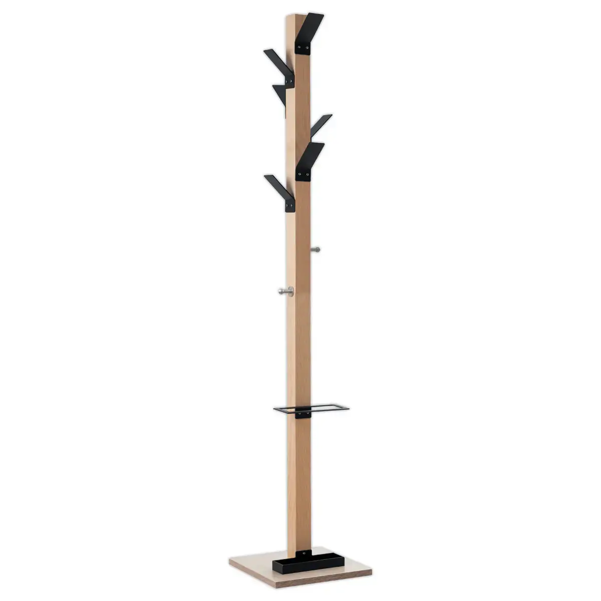 Porte-manteaux Easycloth – 6 patères – Noir – Paperflow