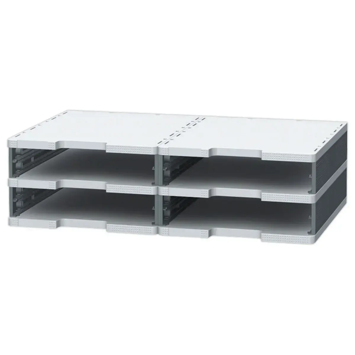 2 Modules pour monter 4 cases sur 2 colonnes. 