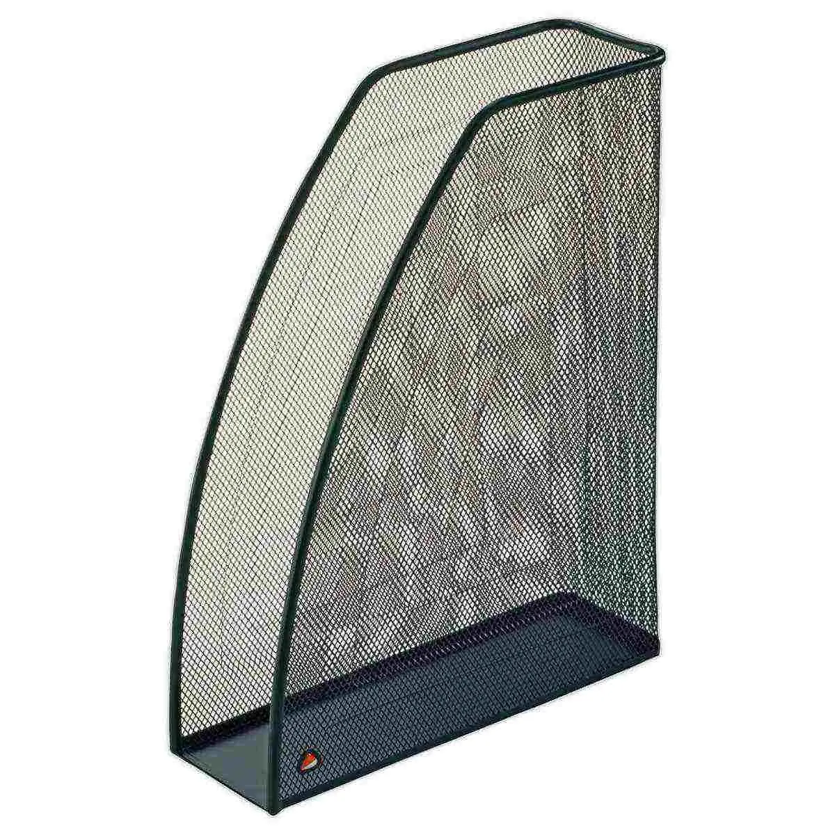 Porte-revues Mesh m&eacute;tal - noir - ALBA 