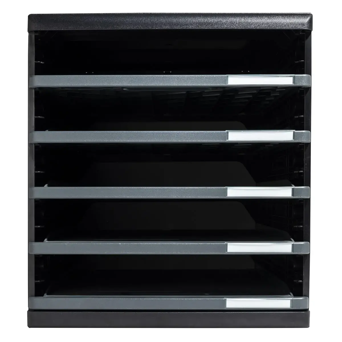 Module de classement ouverts - 5 tiroirs - Noir - Exacompta