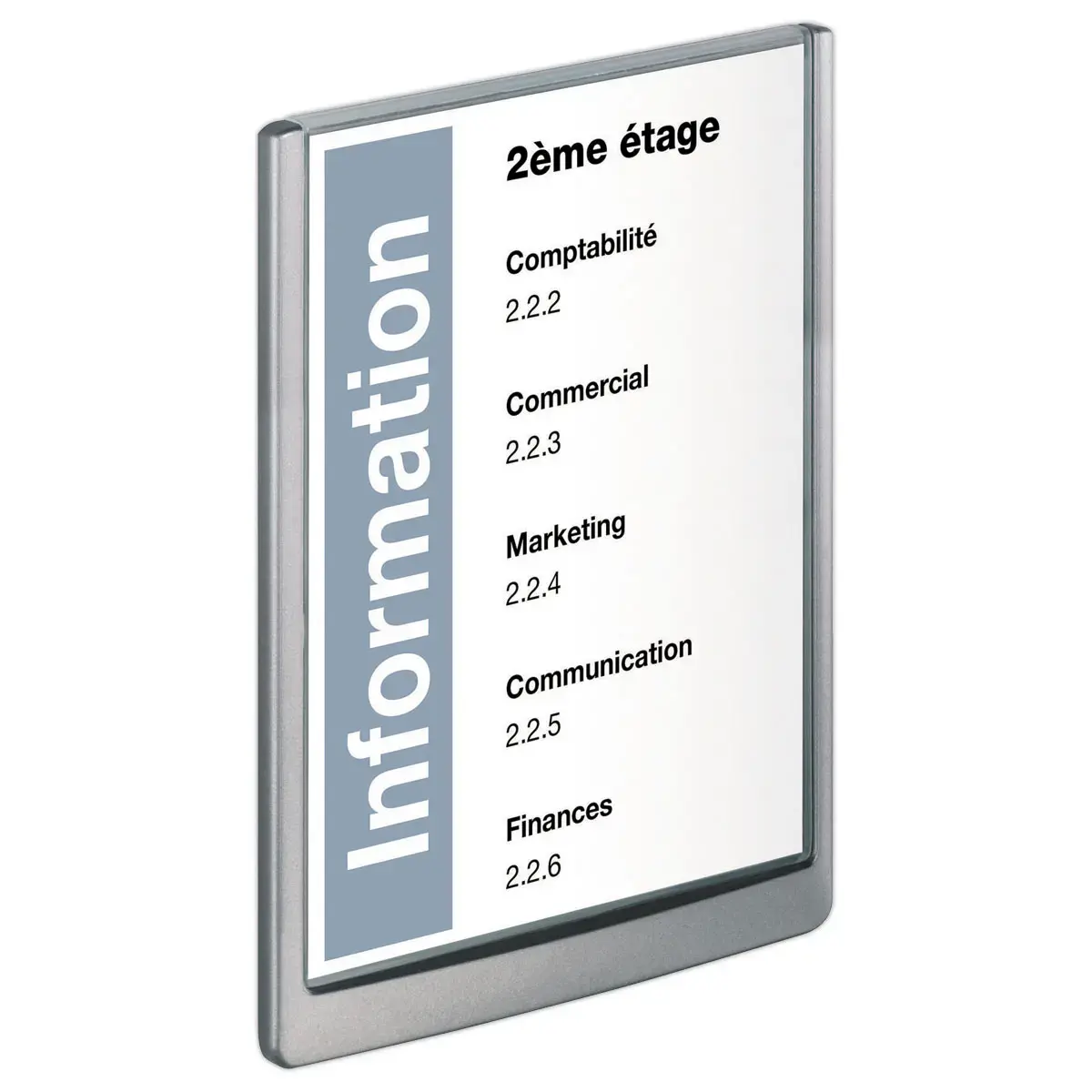 Plaque de porte Click Sign - A4 - DURABLE