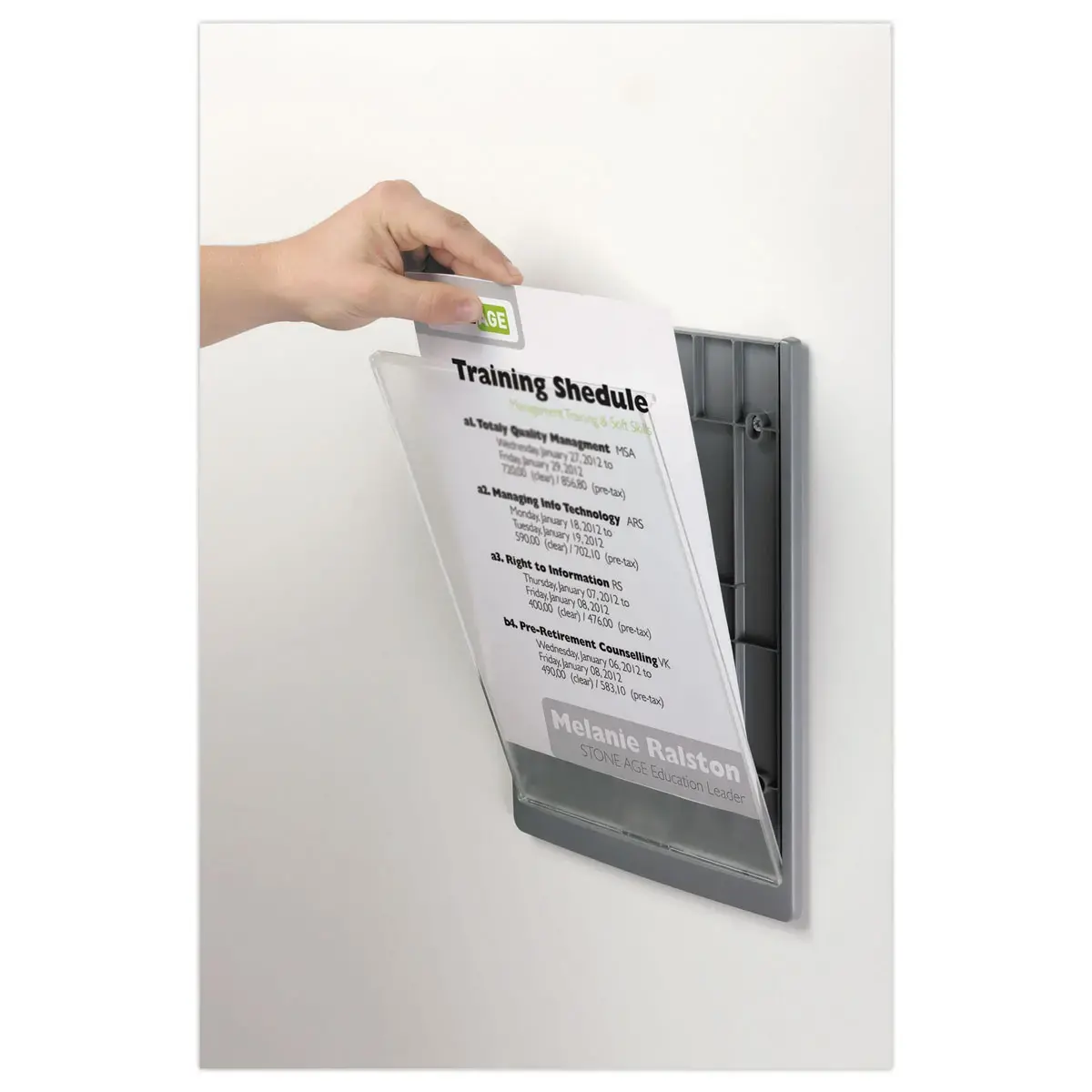 Plaque de porte Click Sign - A4 - DURABLE