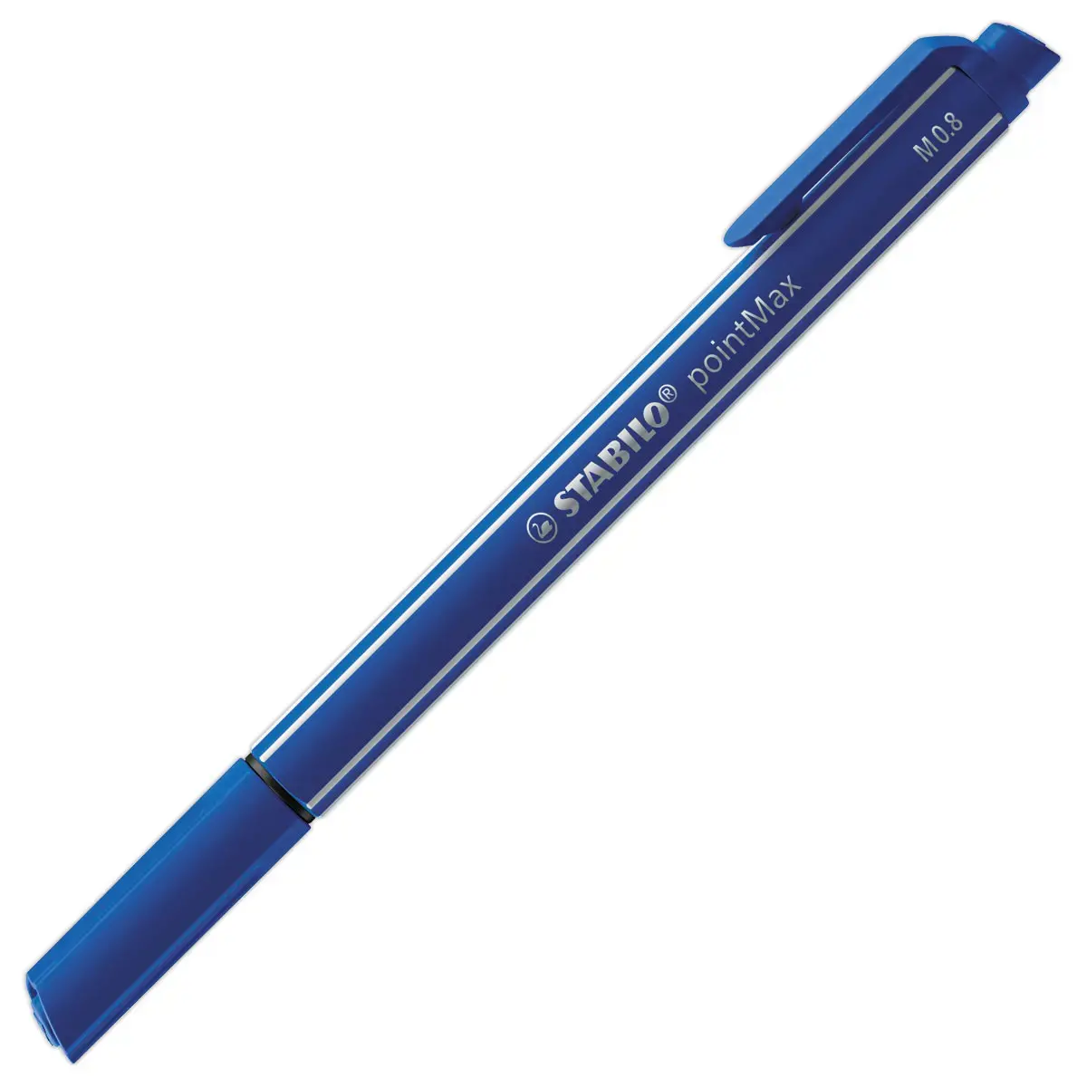 Stylo-feutre pointMax - Pointe moyenne - Bleu - STABILO 
