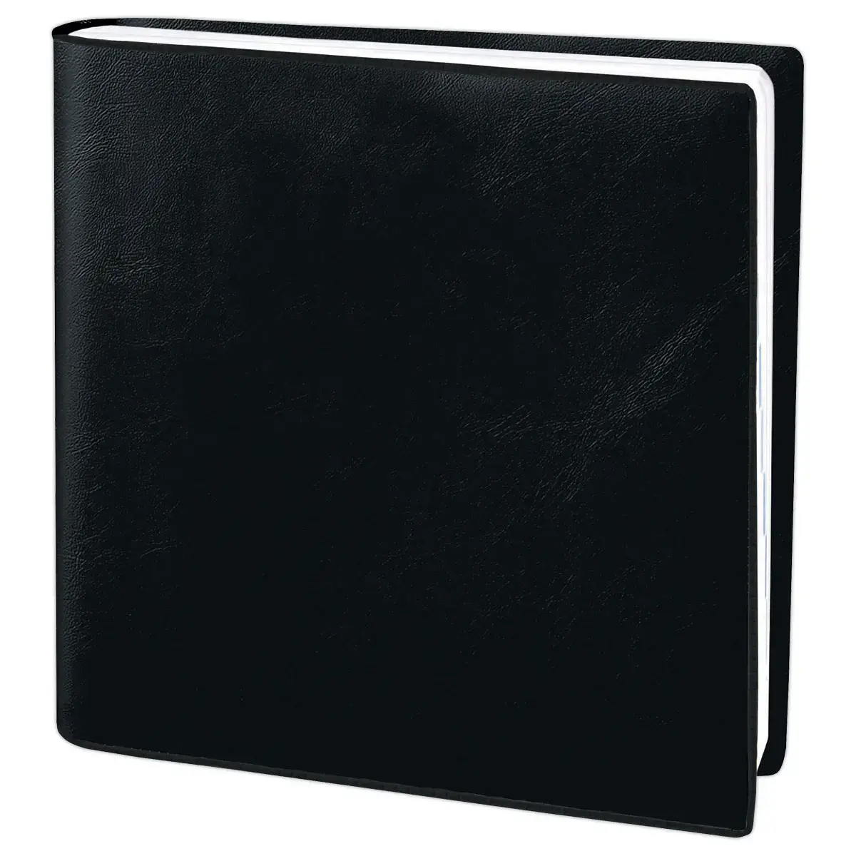 Agenda semainier classique 16x16 cm - Noir