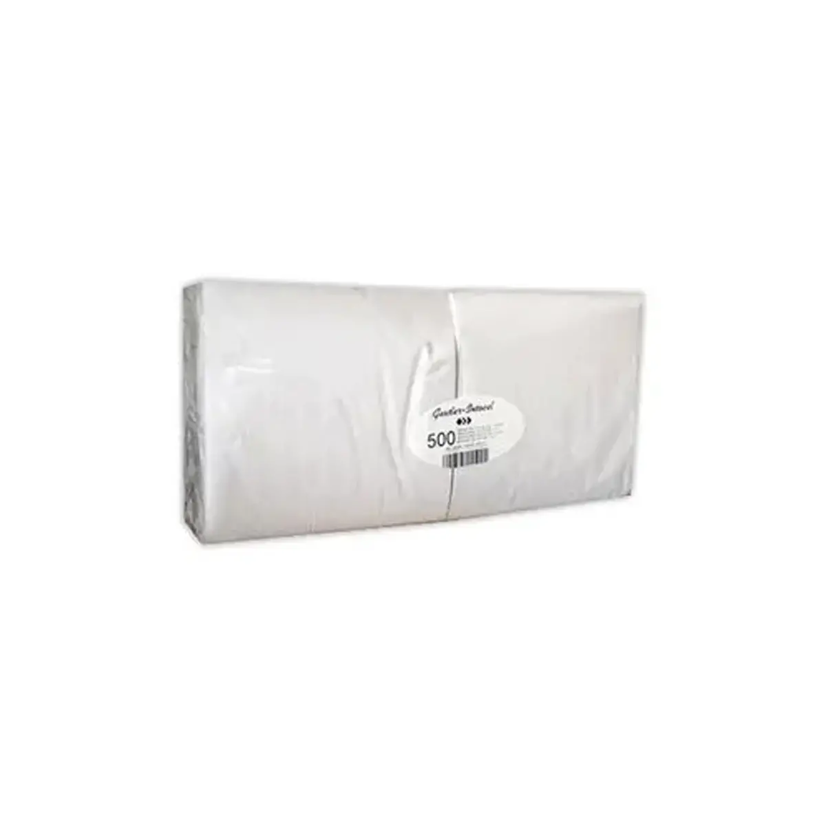 8 paquets de Serviettes blanches 33x33 cm