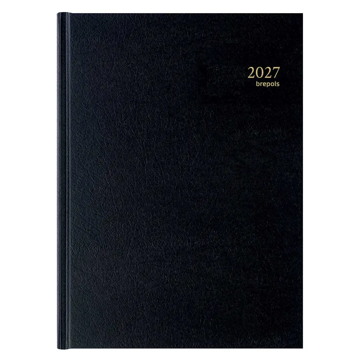 Agenda journalier 2027 noir Bremax 1 - 21 x 29 cm - BREPOLS