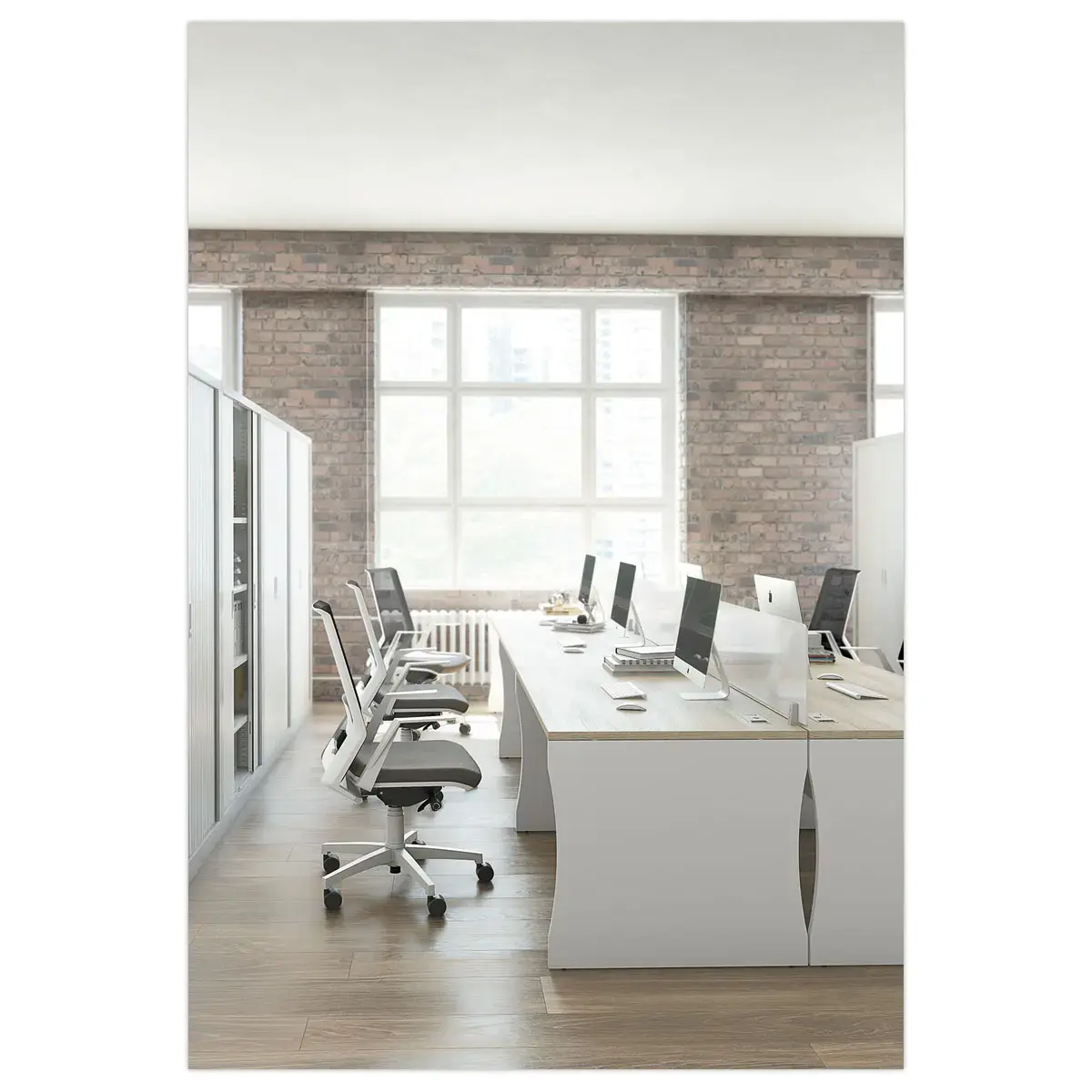 Bureau BUDAPEST 120 x 80 blanc