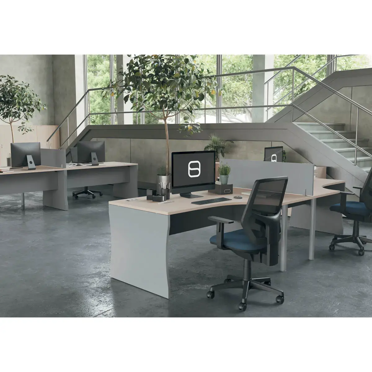 Bureau BUDAPEST 160 x 80 h&ecirc;tre 
