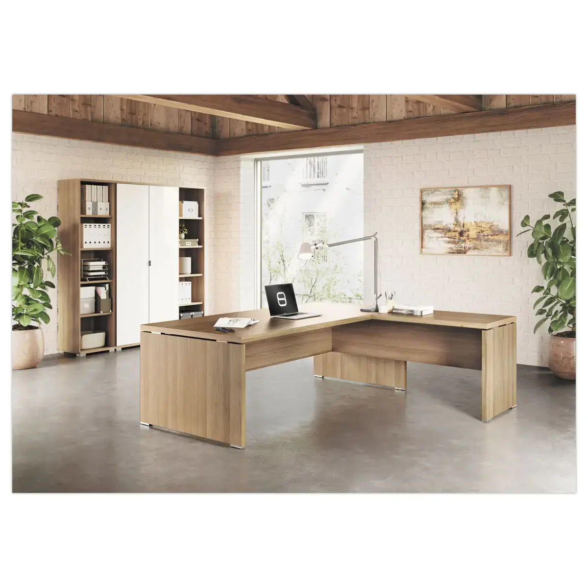Bureau de direction BOGOTA 200x 100 acacia 