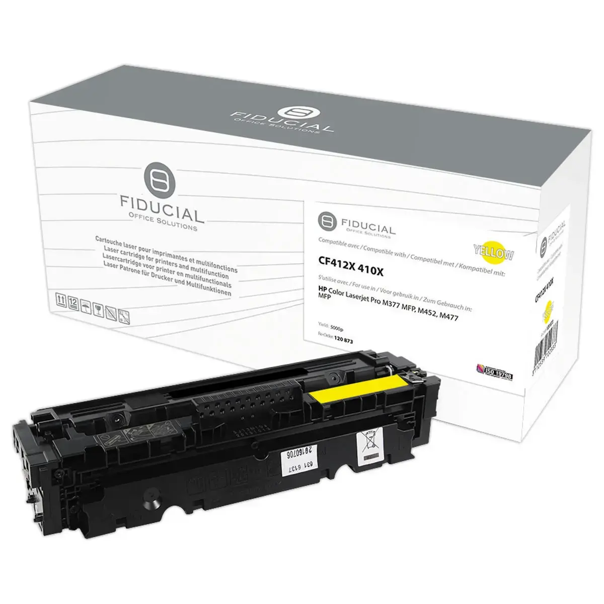 Toner remanufacturé éq. HP CF412X - Haute capacité - Jaune