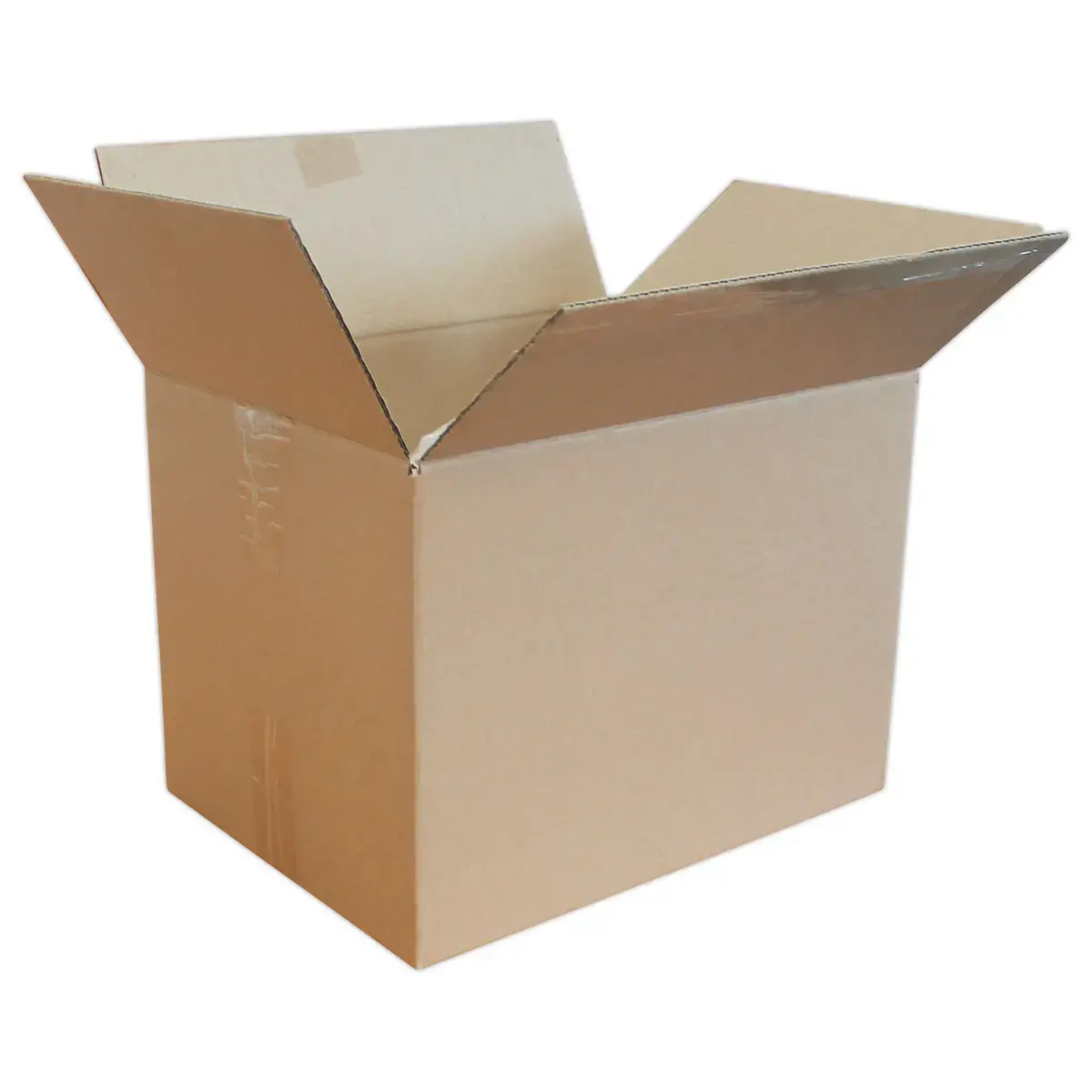 20 Caisses am&eacute;ricaines simple cannelure  L 30 x l 30 x H 30 cm 