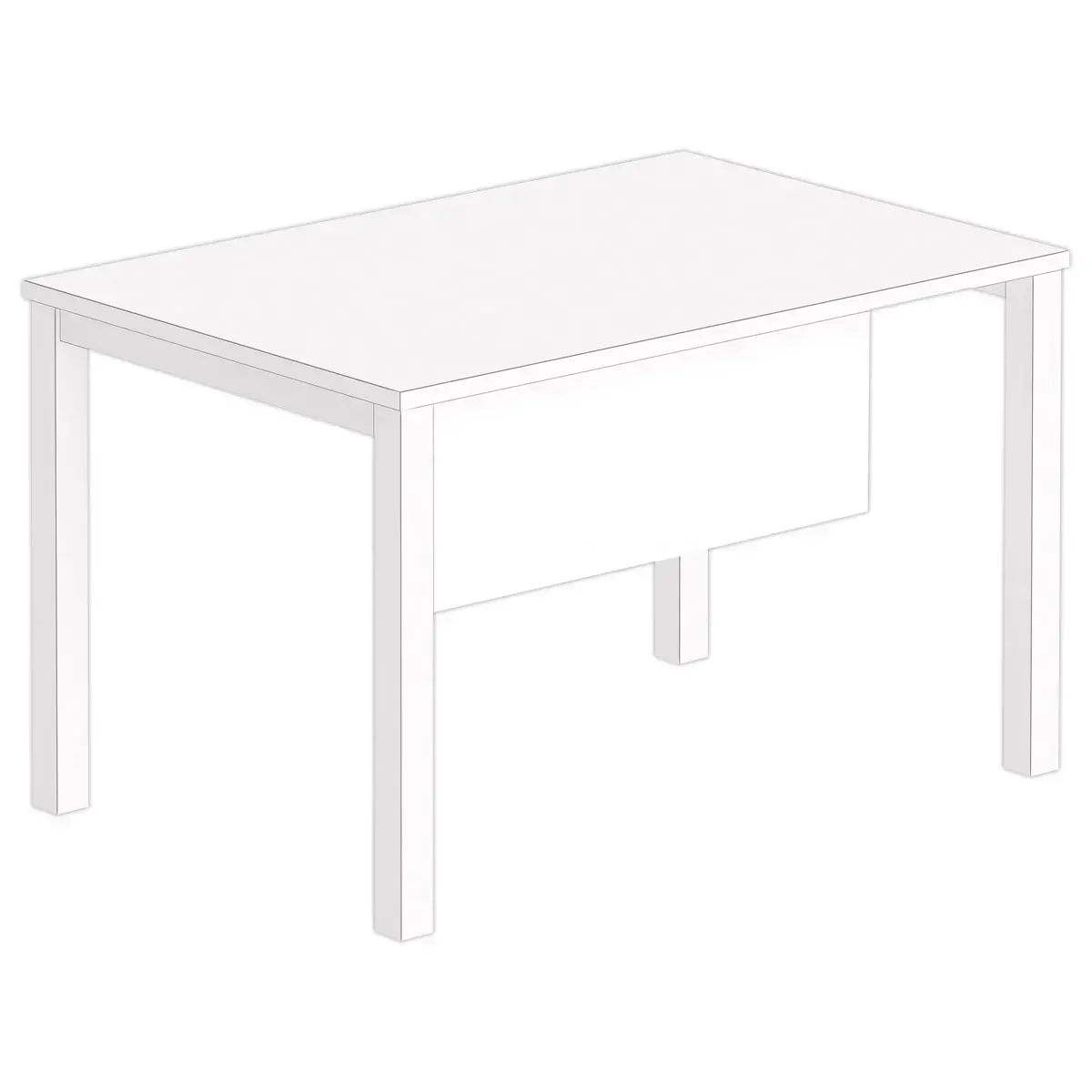 Voile de fond L 120 blanc 