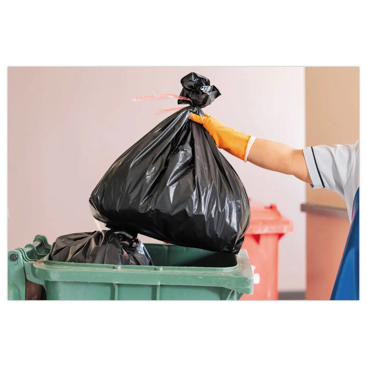 50 Sacs poubelles pour déchets légers - 30 L
