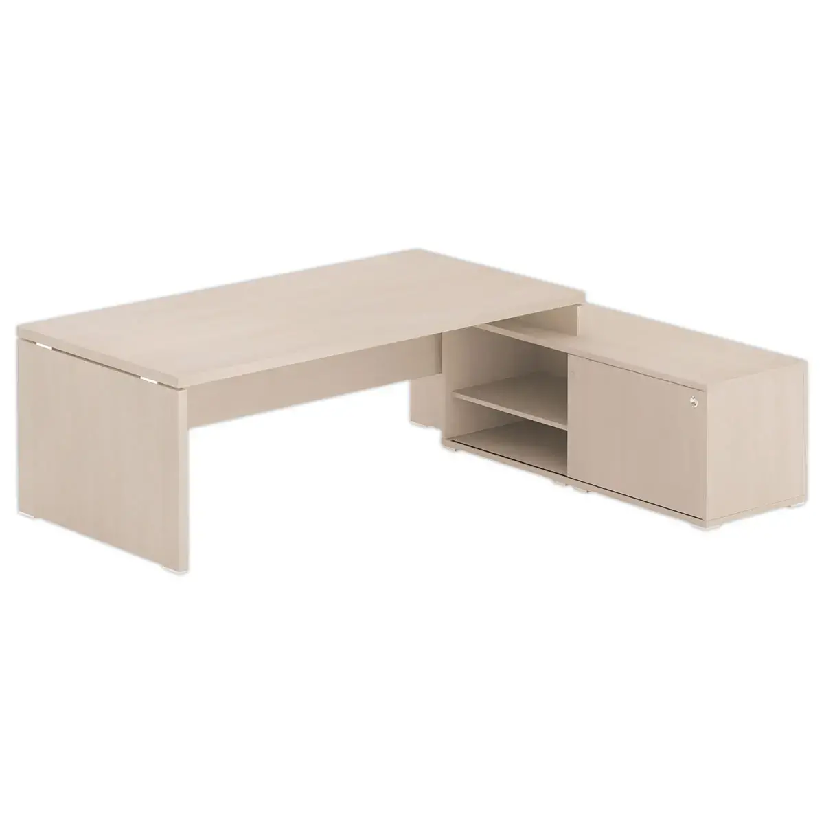 Bureau BOGOTA avec crédence à droite acacia