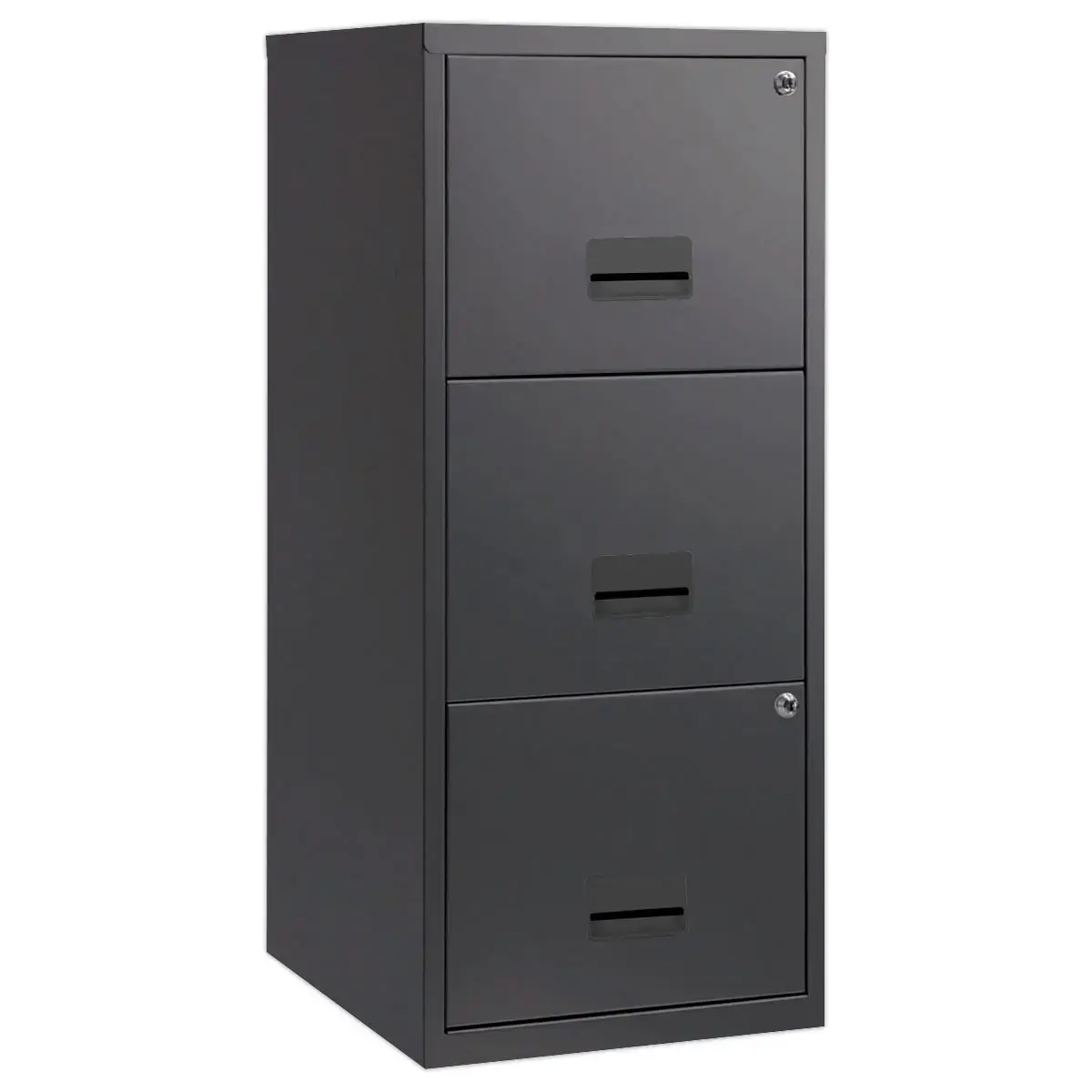Maxiclasseur &agrave; dossier 3 tiroirs anthracite 