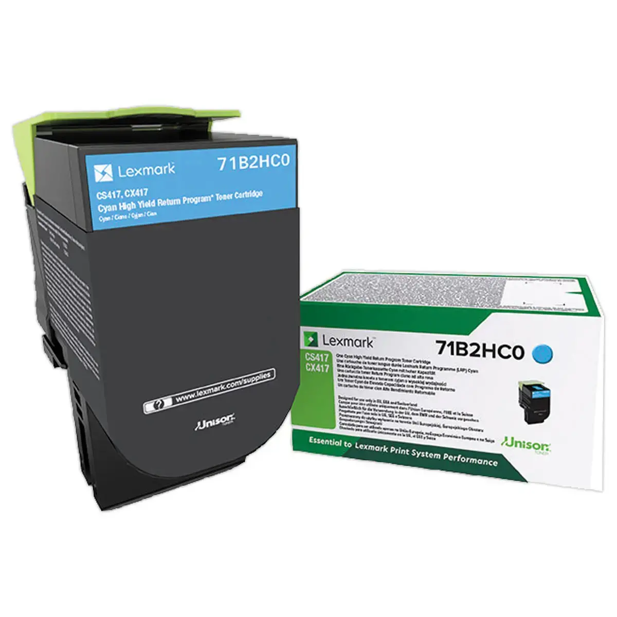 Toner LEXMARK 712 cyan 71B2HC0