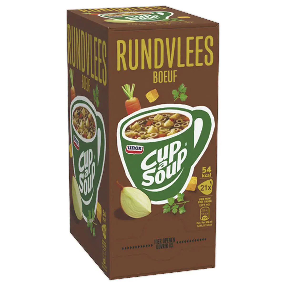 21 Sachets boeuf Cup a soup