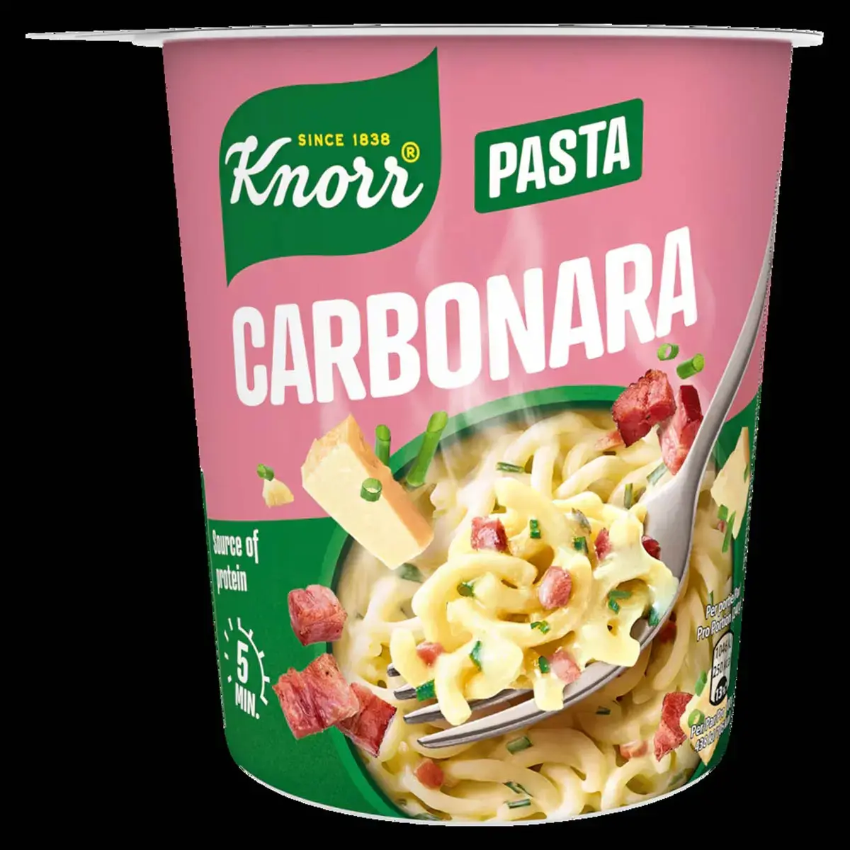 KNORR SNACK POT SPAGHETTI CARBONARA