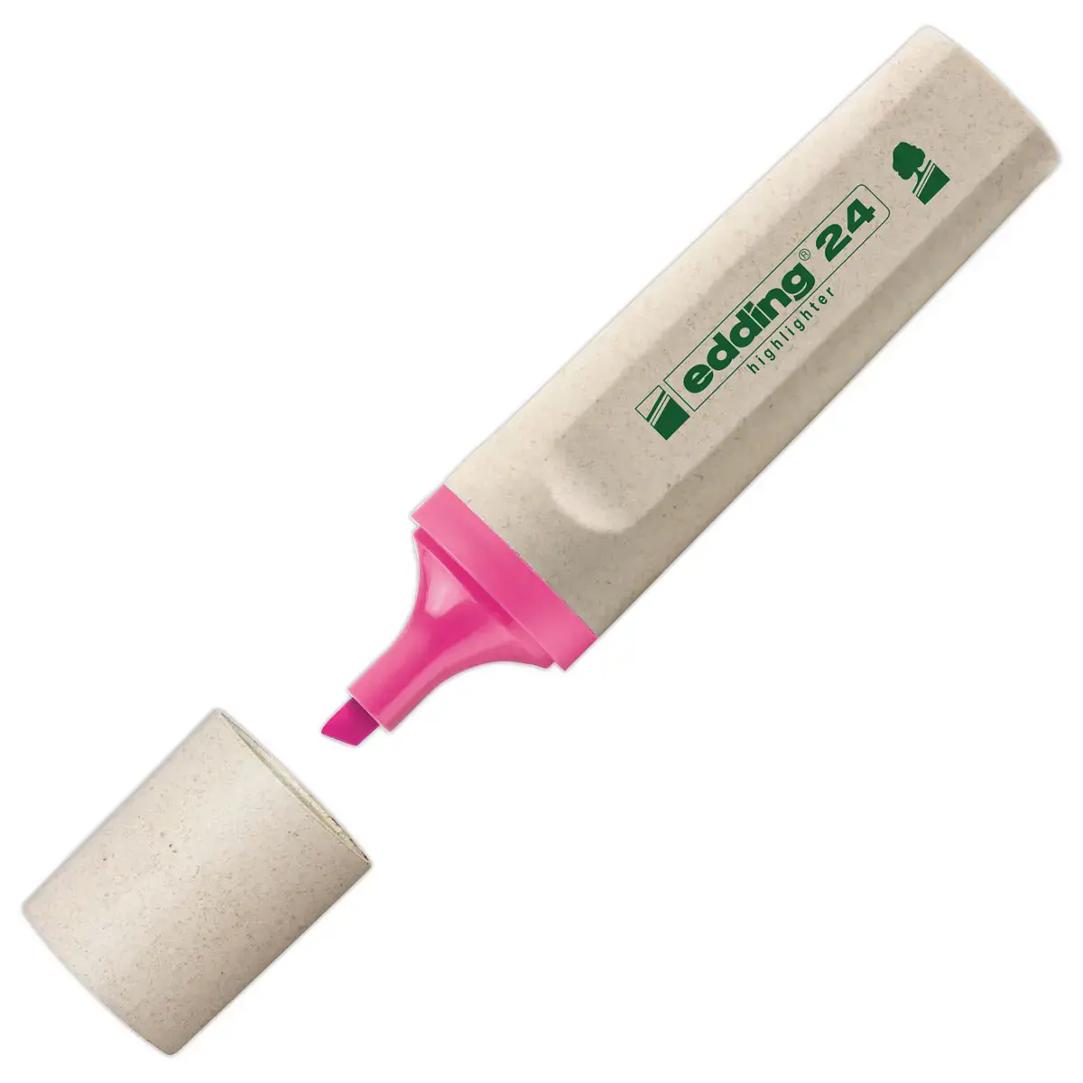4 Surligneurs pointe large - ECOLINE E24 - EDDING