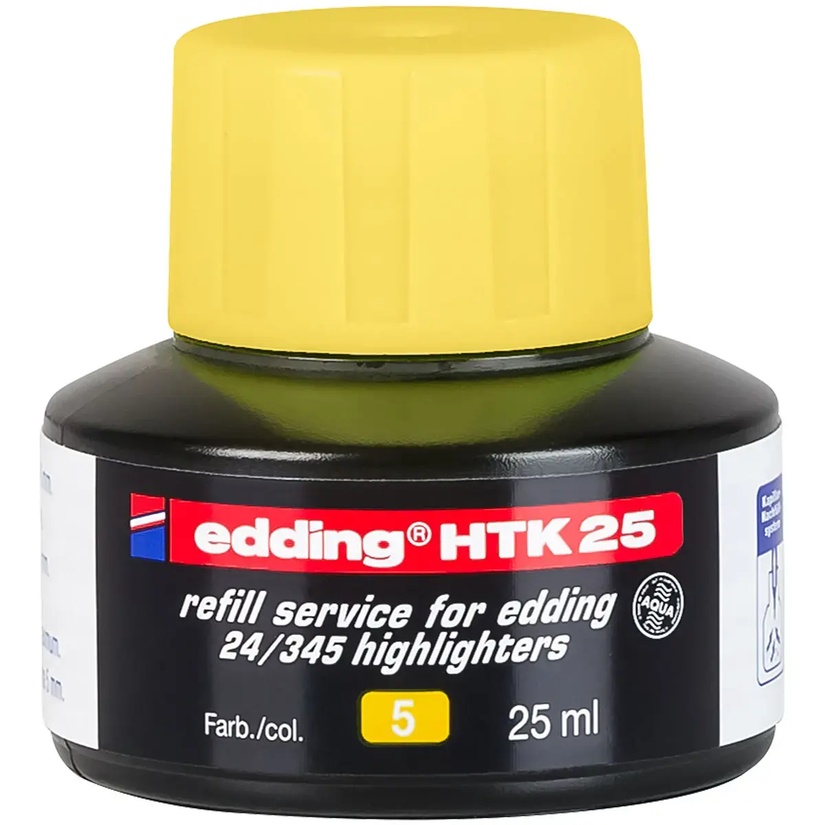 Recharge surligneur EDDING - Ecoline E24 - Jaune 
