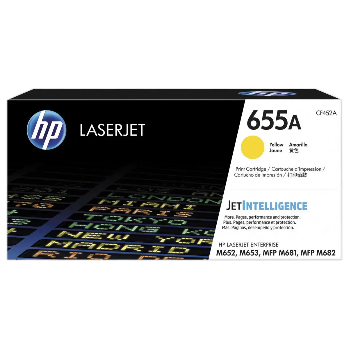 Toner 655A CF452A - Jaune - HP 