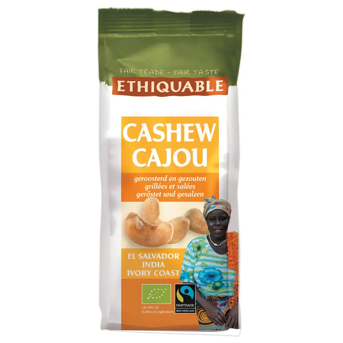 SACHET DE NOIX DE CAJOU SALEES 125 Gr 