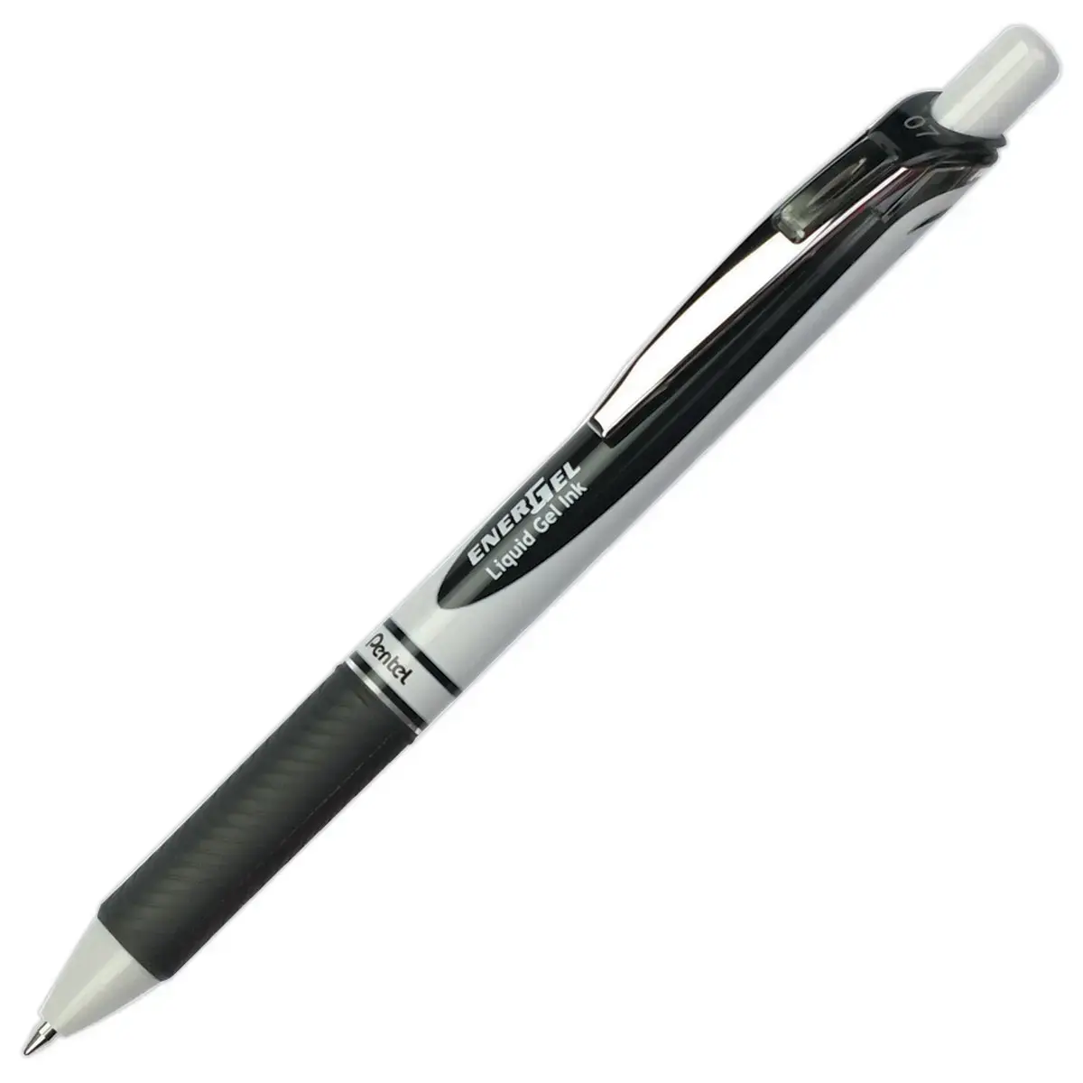 Roller pointe métal - Ecriture moyenne - Noir - PENTEL