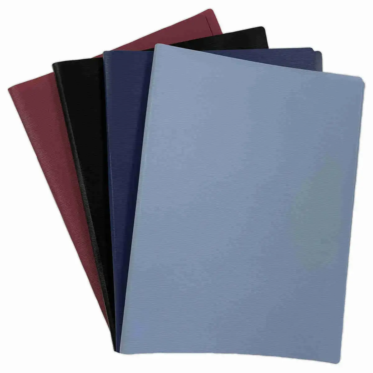 Protège-documents - A4 - 30 poches - bordeaux - FIDUCIAL