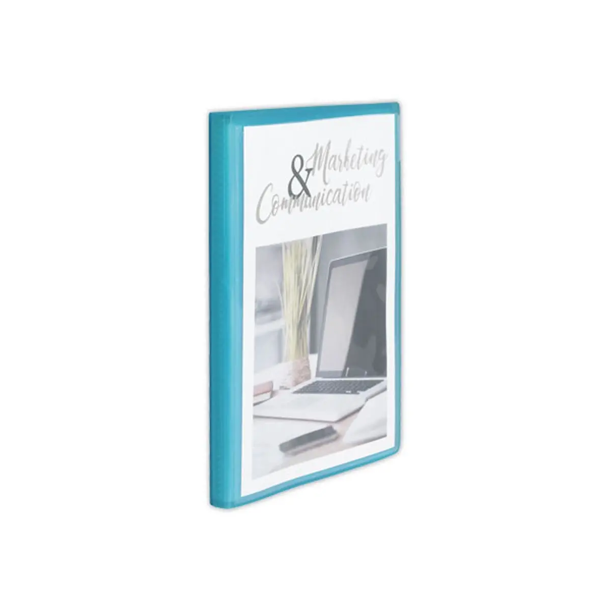 Prot&egrave;ge-documents personnalisable - 20 poches - bleu - FIDUCIAL 