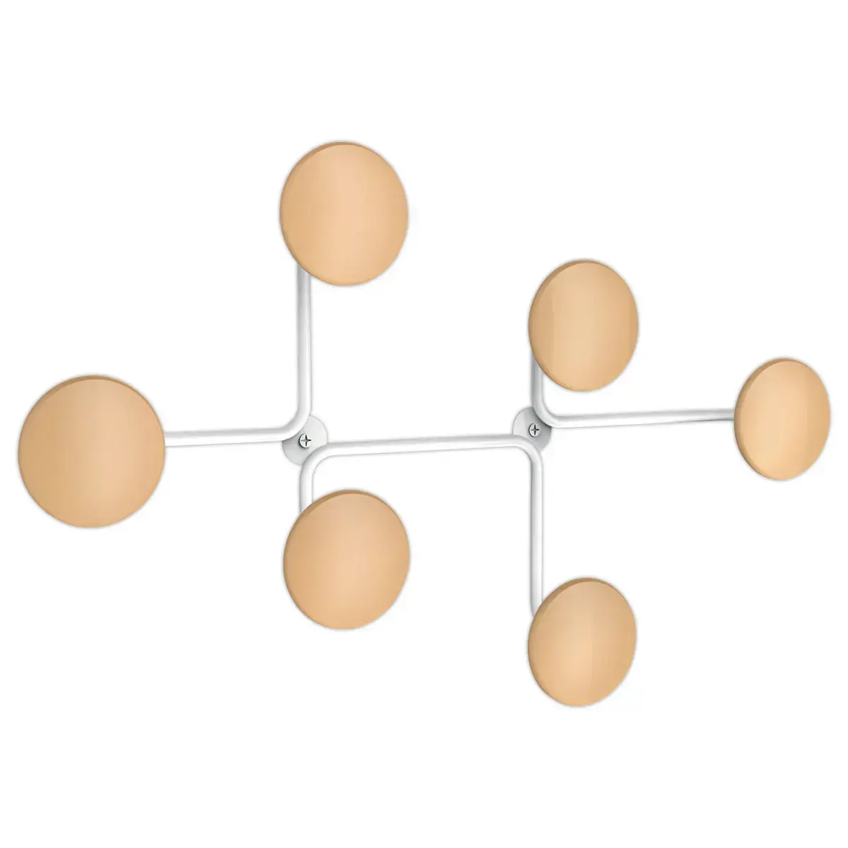 Patère à fixer blanc