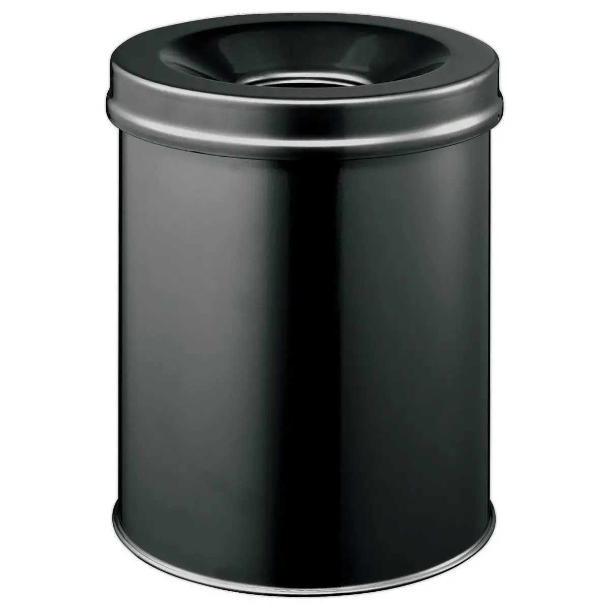 Corbeille &agrave; papier anti-feu - 15L - Noir - DURABLE 