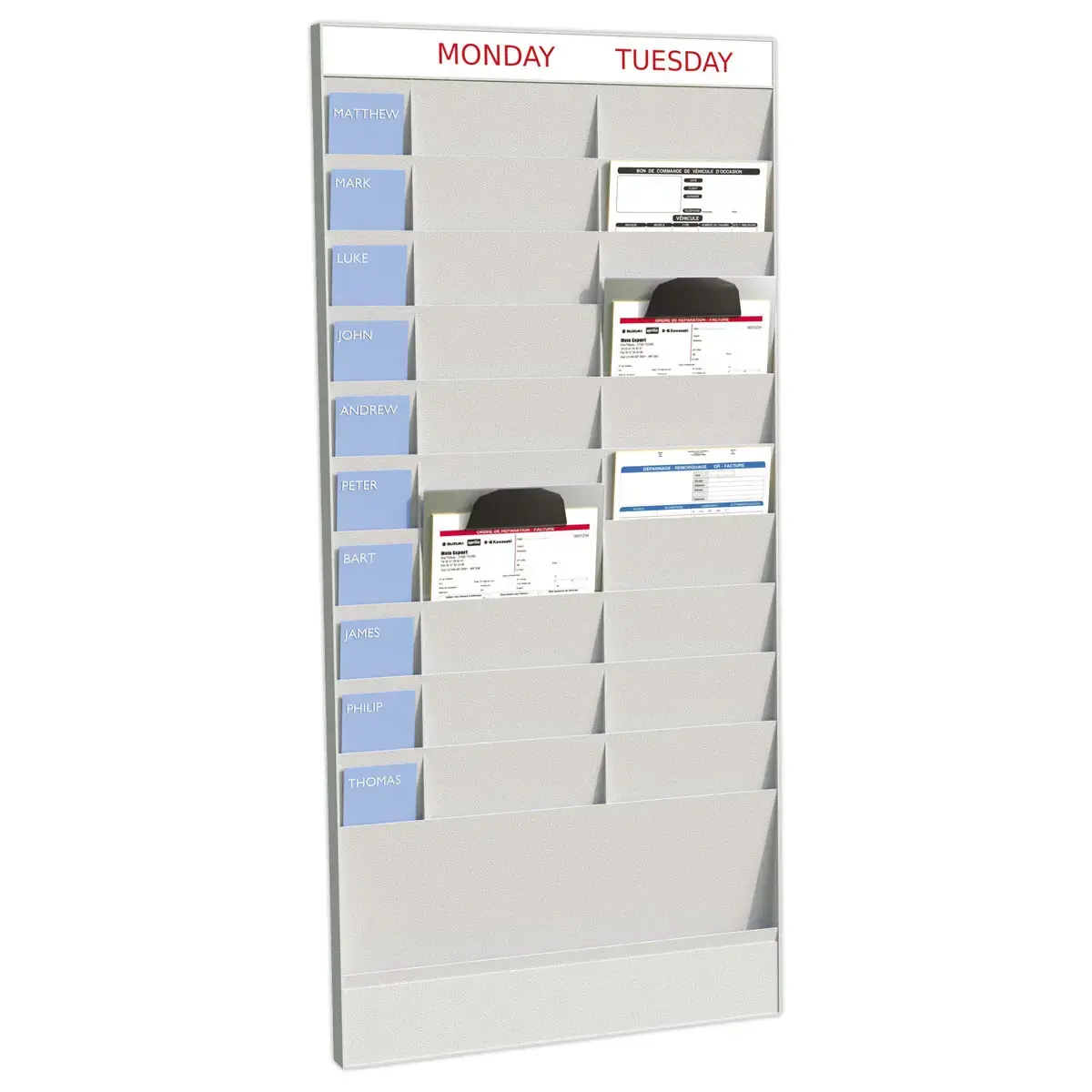 Planning mural Office Planner A4 - élément "Départ"