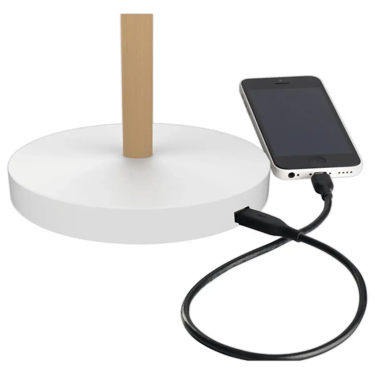 Lampe de bureau VICKY – Blanc - UNILUX