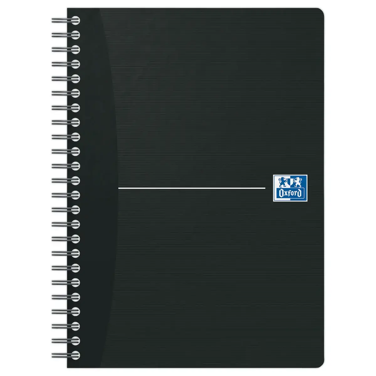 Cahier spirale A5 Essentials - 5x5 - 180 pages - Noir - OXFORD