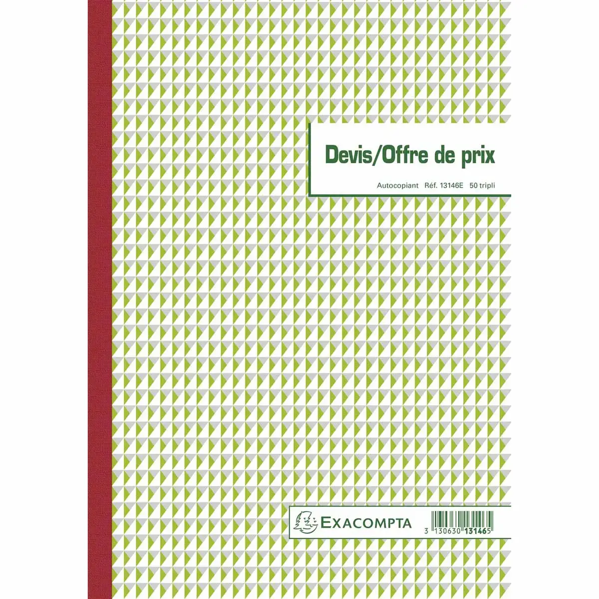 Manifold autocopiant imprimé "Devis/Offres de prix" - EXACOMPTA