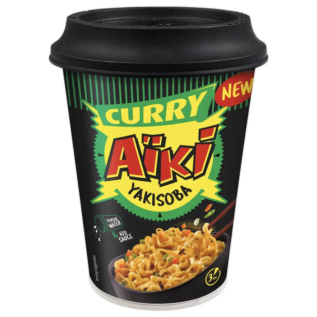 8 AIKI YAKISOBA CUP CURRY 118gr