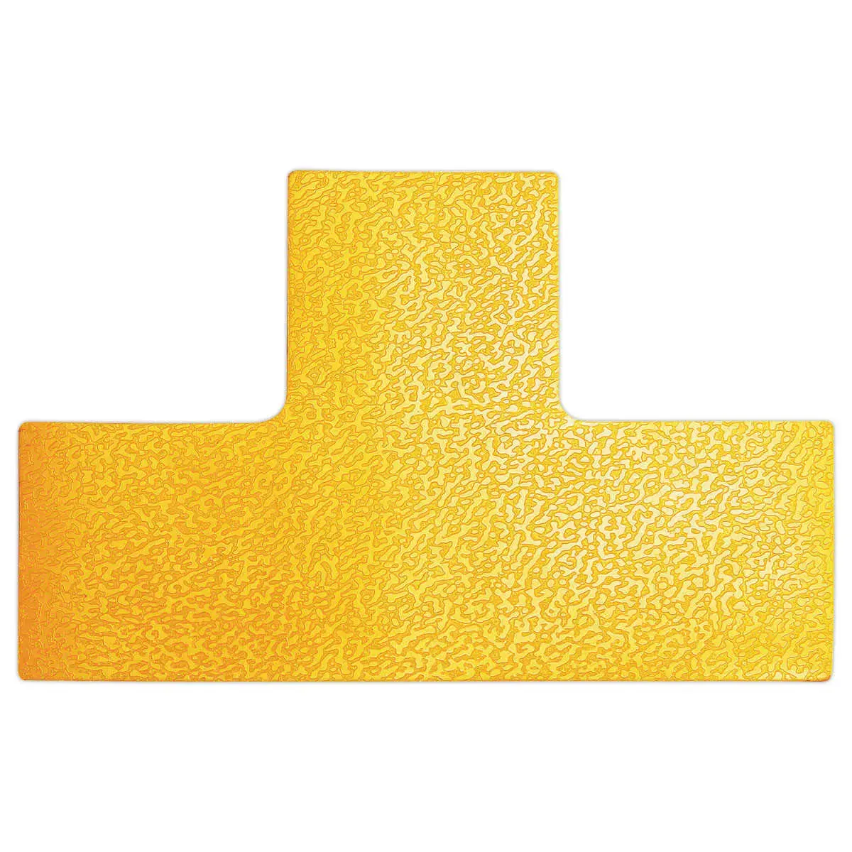 10 Adhésifs marquage au sol forme "T" - Antidérapant - 100 x 150 mm - DURABLE