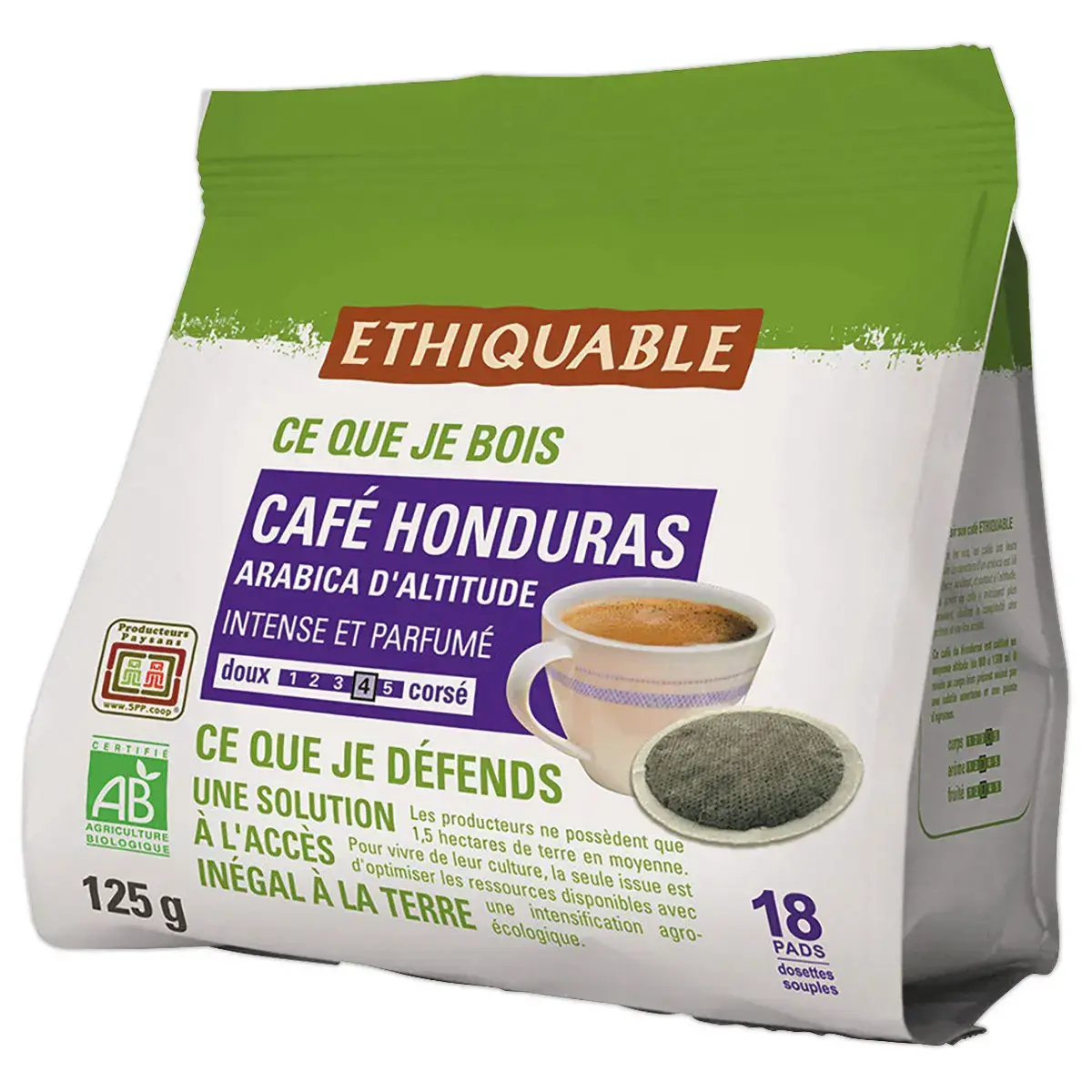 18 DOSETTES SOUPLES ETHIQUABLE HONDURAS